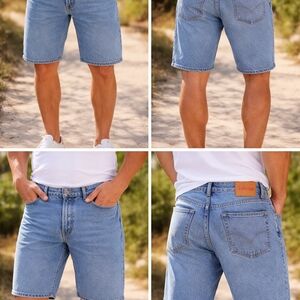 Levi's Light Blue Jean Shorts for Men